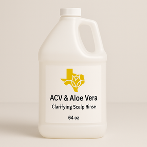 ACV & Aloe Vera Clarifying Scalp Rinse – Gently Removes Buildup for Braids, Locs, & Natural Styles | Bulk & Private Label