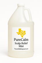Load image into Gallery viewer, PureCalm Scalp Relief Mist 💧 – Instant Hydration, Cooling Comfort &amp; Itch Relief for Dry, Sensitive Scalps After Braids &amp; Protective Styles
