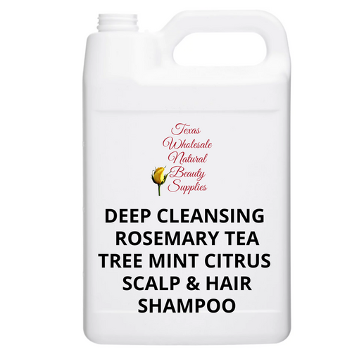 Deep Cleansing Hair & Scalp Shampoo (ORIGINAL SHAKE TO MIX) w/ Rosemary Tea Tree Citrus Vitamins Nutrients | Wholesale Natural Products